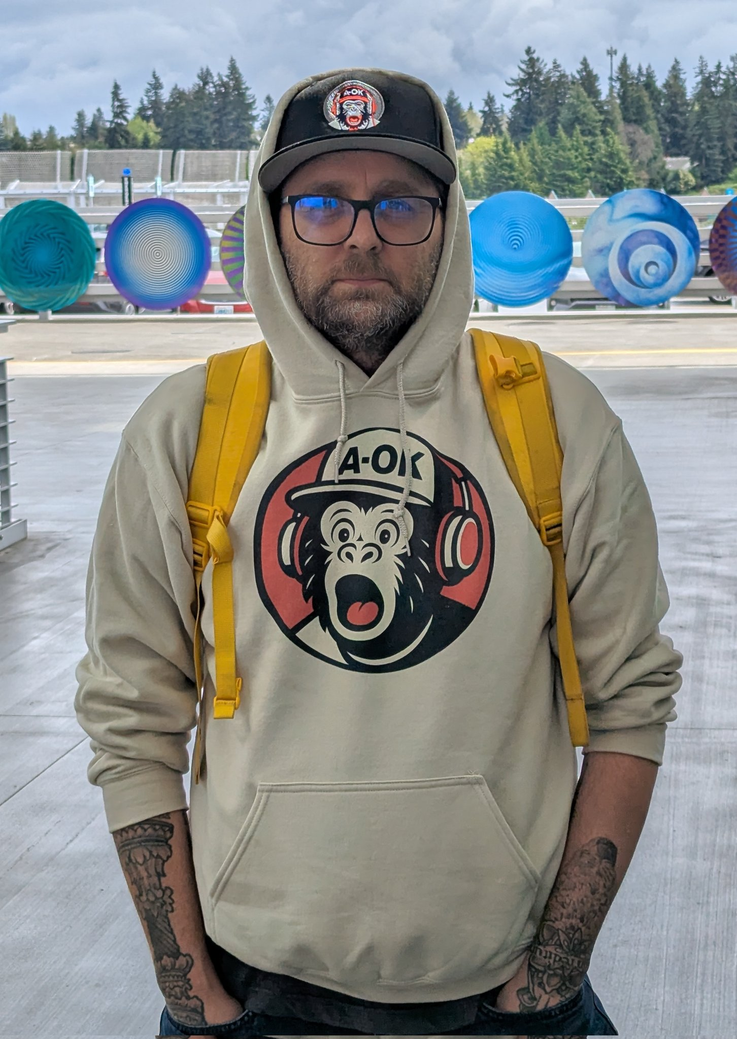 A-OK DAY 2 MONKEY HOODIE